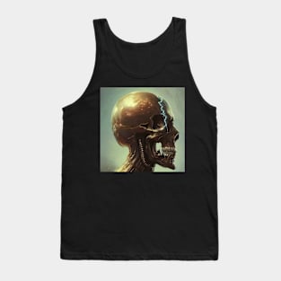 Skull in profile view Tank Top